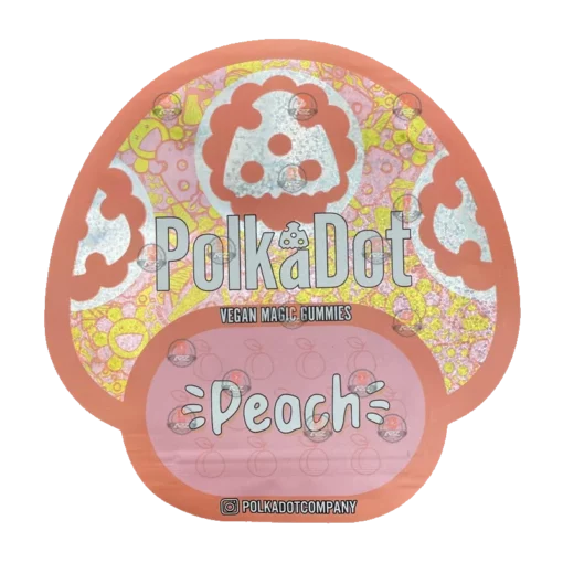 PolkaDot Peach Shroom Gummies